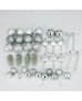 Christmas Decoration Set 40pcs - Silver |White 