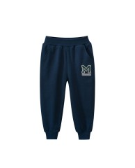 Plain Joggers  for Children (M) - Navy Blue 