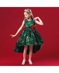 Girls Christmas / Party Dress - Green 