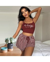 Women's Stylish 2 in 1 cotton Nightwear - Wine