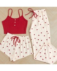 Women's 3 in 1 cotton Nightwear - 4
