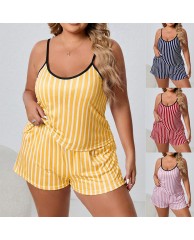 Women's Stylish 2 in 1 cotton Nightwear - Yellow