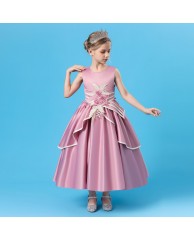 Girls Christmas / Party Dress - Peach 