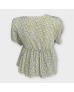 Floral Chiffon Blouse - Cream 