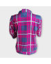 Checkered long Sleeve Shirt - Pink | Blue