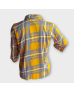 Checkered long Sleeve Shirt - Yellow | Grey