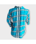 Checkered long Sleeve Shirt - Blue | White 