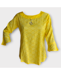 Pendant Stripped Top - Yellow 