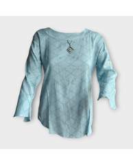 Pendant Stripped Top - Blue