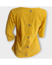 Buttoned Cotton Blouse- Yellow 