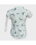 Leafy Short Sleeve Shirt - Grey 