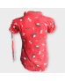 Leafy Short Sleeve Shirt - Red