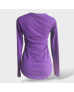Dreamer Bodycon Long Sleeve Top - Purple 