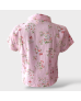 Floral Chiffon Shirt Blouse- Pink