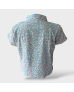 Floral Chiffon Shirt Blouse- Blue