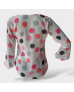 Large Polka Dot Cotton Blouse- White, Pink, Grey, Black