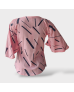 Stripped Cotton Blouse- Pink