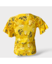 Floral Cotton Blouse- Yellow