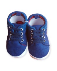 Baby Lace up Shoe - Blue 