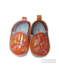 Shiny stylish Baby Shoe - Orange 