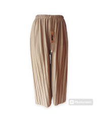Lined ladies Trousers - Brown |White 