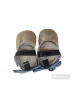 Glittery Butterfly Baby Shoes - Gold