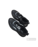 Lace up Sneakers- Black|White 