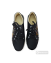 Floral Lace Up Sneakers - Black 