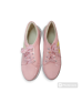 Patent Lace Up Sneakers - Pink 