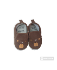 Slip on Baby Shoe - Brown 
