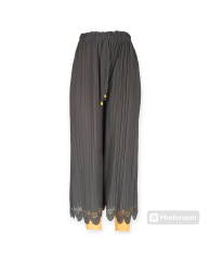 Perforated Bottom Trouser - Green