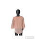 Plain Chiffon High - Low Blouse - Peach 