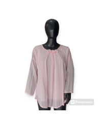 Plain Chiffon Blouse - Pink