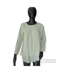 Plain Chiffon Blouse - Lemon