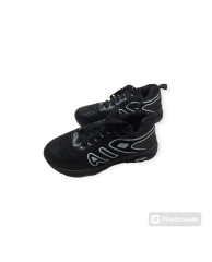Sports Air Sneakers - Black |White 