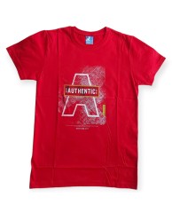 Men's T Shirt - Authentic - (RED) 