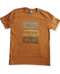 Men's T Shirt -Yellow and Green 