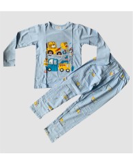 cartoon grey pyjamas