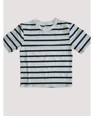 Stripped T-shirt- white and black 