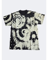Printed tees- Cream and Black